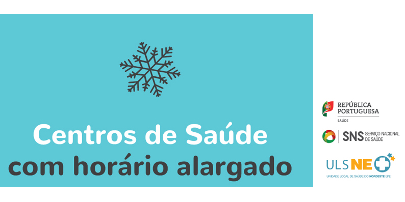 Centros de Saúde com horário alargado