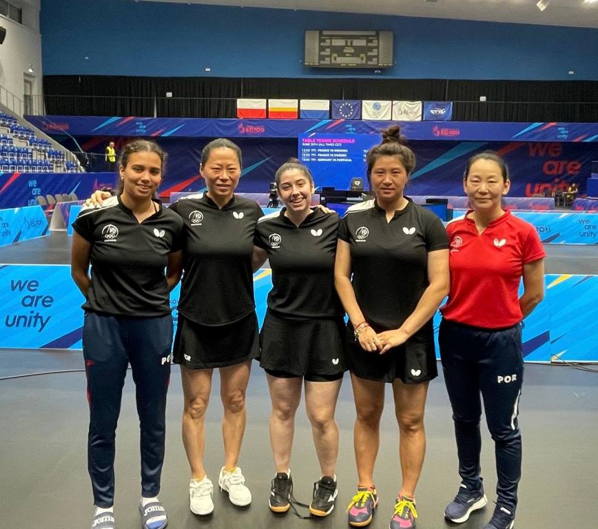 Matilde Pinto, Inês Matos e Xie Juan conquistam bronze para Portugal