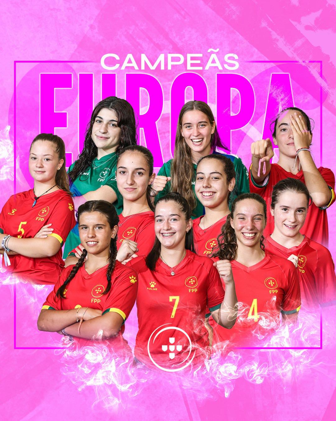 Ana Fernandes é campeã da Europa de hóquei em patins em sub-17