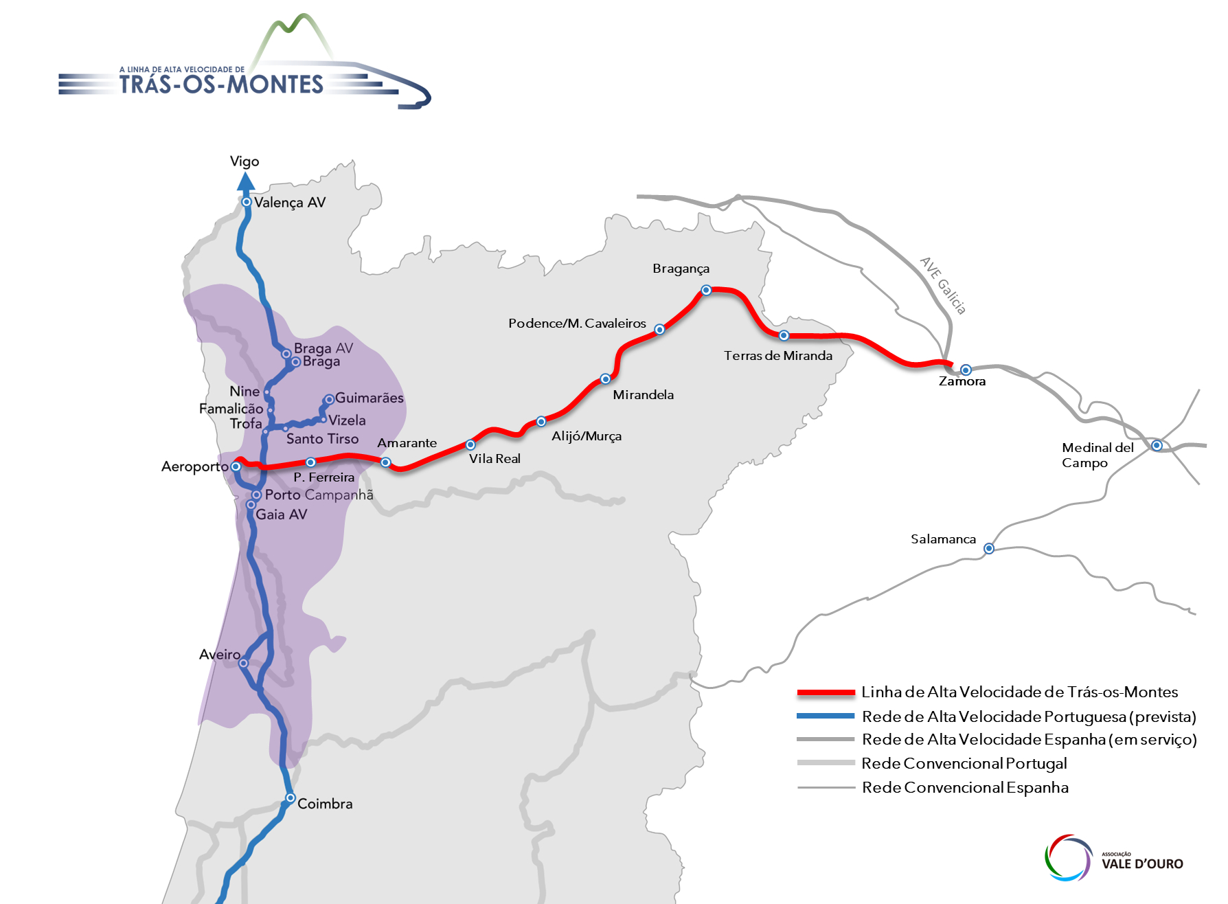 Montenegro promete estudo para aprofundar corredor Porto-Madrid via Trás-os-Montes