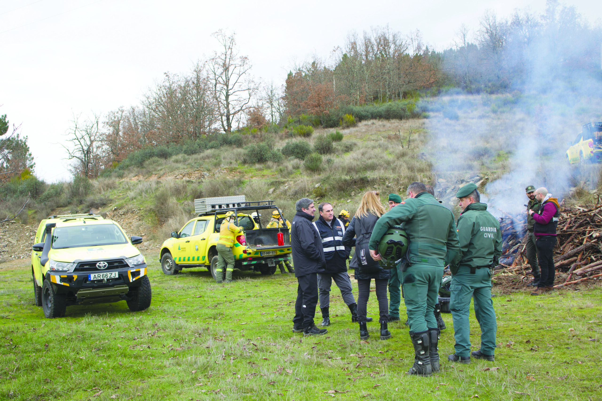 Simulacro transfronteiriço de incêndio rural melhora procedimentos operacionais
